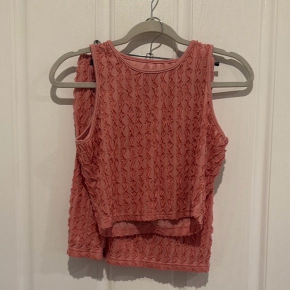 Pink Textured Two Piece Set - Picture 4 of 5